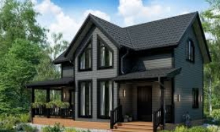 Проекты каркасных домов с террасой от 3645 рублей | Строй-Вль