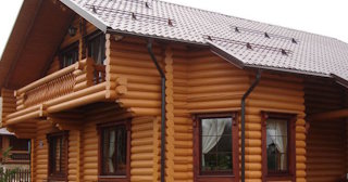 Строительство дома из оцилиндрованного бревна в Вольске - от 135370 рублей