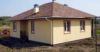 Одноэтажный дом из панелей под ключ в Вольске - Строй-Вль от 135370 рублей